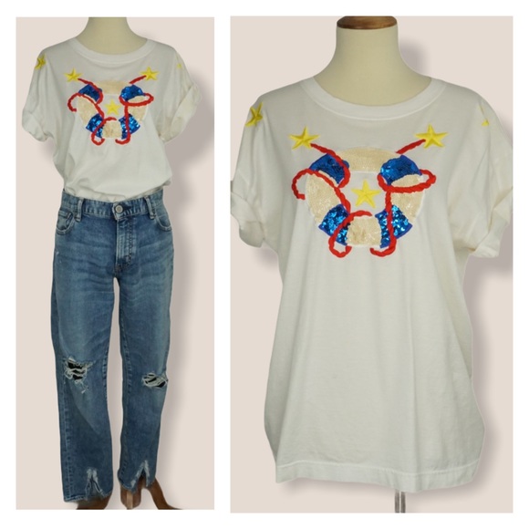 Escada Tops - ESCADA by Margaretha Ley VINTAGE Nautical Tee